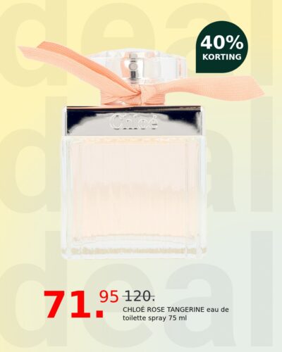 CHLOÉ ROSE TANGERINE eau de toilette spray 75 ml