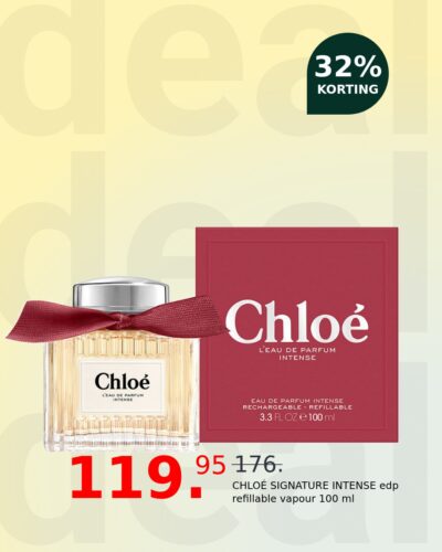 CHLOÉ SIGNATURE INTENSE edp refillable vapour 100 ml