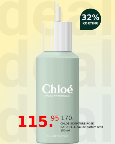 CHLOÉ SIGNATURE ROSE NATURELLE eau de parfum refill 150 ml