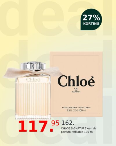 CHLOÉ SIGNATURE eau de parfum refillable 100 ml