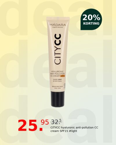 CITYCC hyaluronic anti-pollution CC cream SPF15 #light