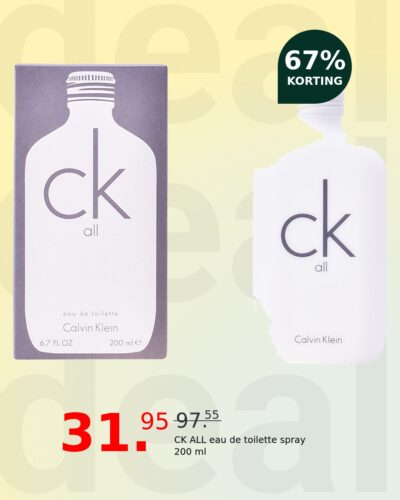 CK ALL eau de toilette spray 200 ml