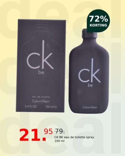 CK BE eau de toilette spray 100 ml