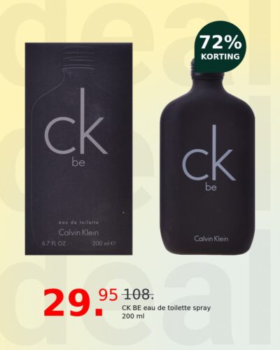 CK BE eau de toilette spray 200 ml