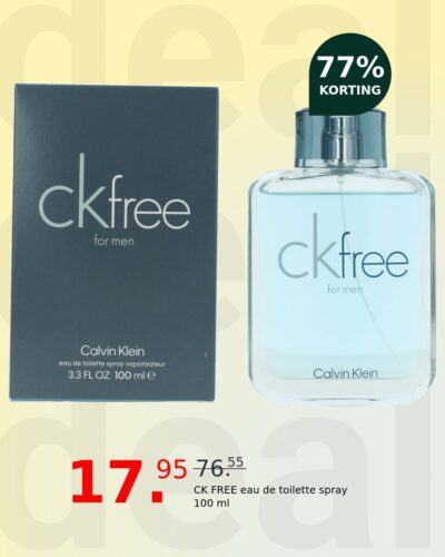CK FREE eau de toilette spray 100 ml