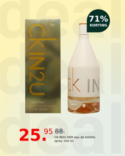 CK IN2U HER eau de toilette spray 150 ml