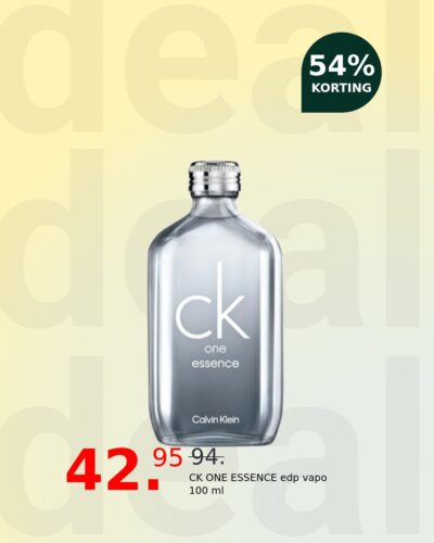 CK ONE ESSENCE edp vapo 100 ml