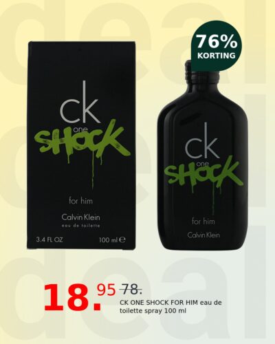 CK ONE SHOCK FOR HIM eau de toilette spray 100 ml