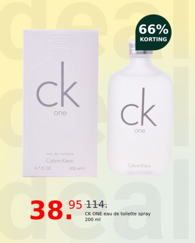 CK ONE eau de toilette spray 200 ml