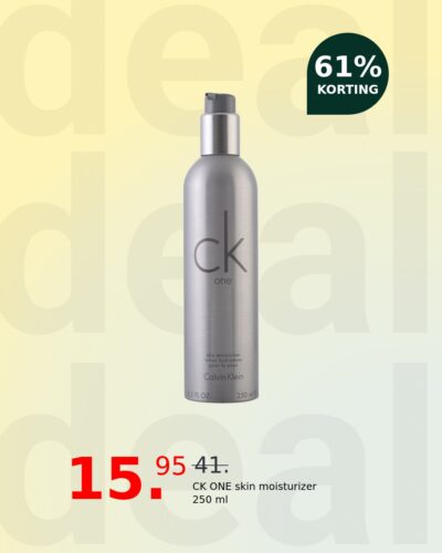 CK ONE skin moisturizer 250 ml