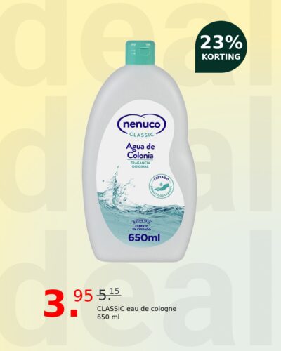 CLASSIC eau de cologne 650 ml