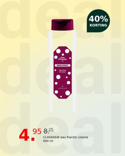 CLASSIQUE eau fraiche colonia 600 ml