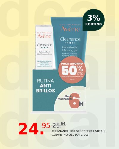 CLEANANCE MAT SEBORREGULATOR + CLEANSING GEL LOT 2 pcs