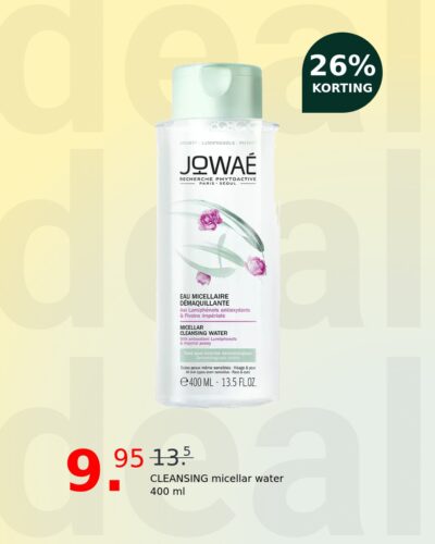 CLEANSING micellar water 400 ml