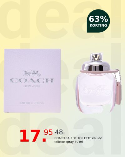 COACH EAU DE TOILETTE eau de toilette spray 30 ml