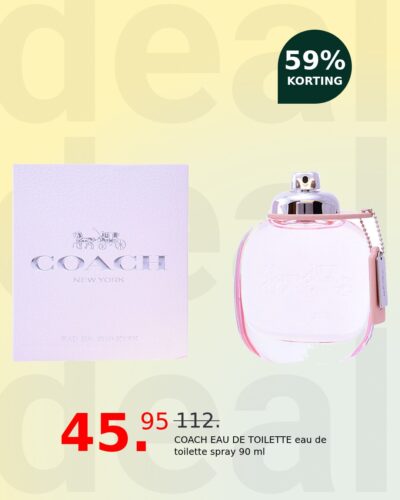 COACH EAU DE TOILETTE eau de toilette spray 90 ml
