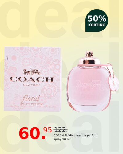 COACH FLORAL eau de parfum spray 90 ml