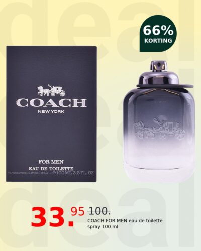 COACH FOR MEN eau de toilette spray 100 ml
