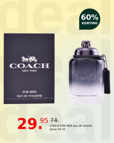 COACH FOR MEN eau de toilette spray 60 ml