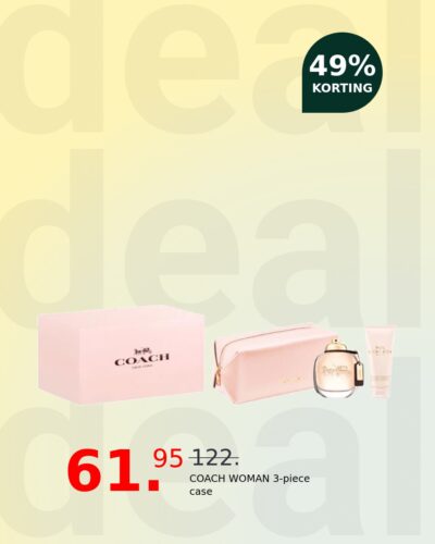 COACH WOMAN 3-piece case