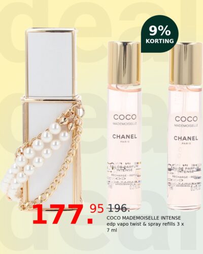 COCO MADEMOISELLE INTENSE edp vapo twist & spray refills 3 x 7 ml