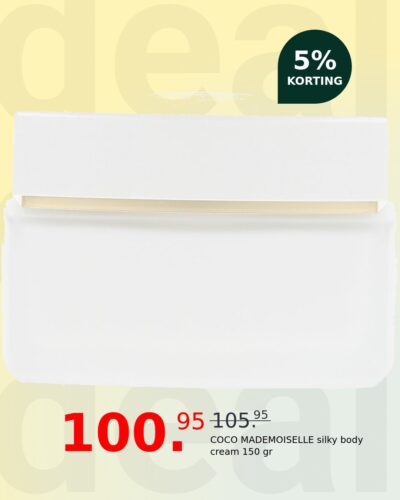 COCO MADEMOISELLE silky body cream 150 gr