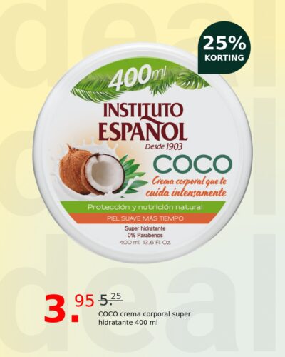 COCO crema corporal super hidratante 400 ml