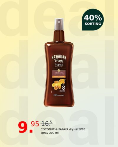 COCONUT & PAPAYA dry oil SPF8 spray 200 ml