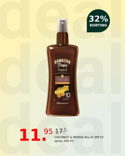 COCONUT & PAPAYA dry oil SPF10 spray 200 ml