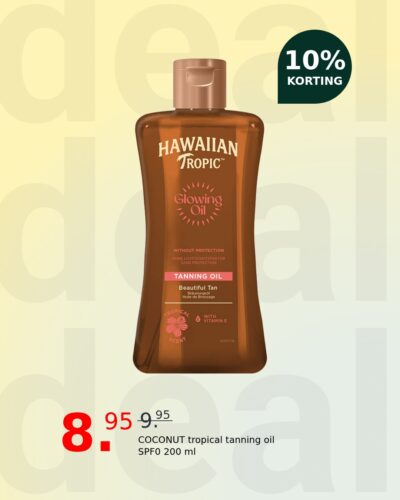 COCONUT tropical tanning oil SPF0 200 ml