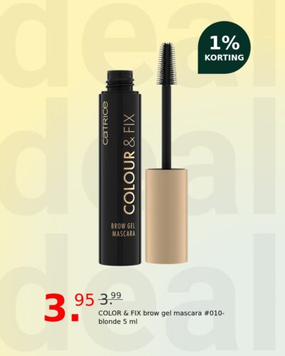 COLOR & FIX brow gel mascara #010-blonde 5 ml
