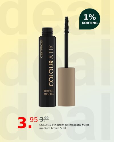 COLOR & FIX brow gel mascara #020-medium brown 5 ml
