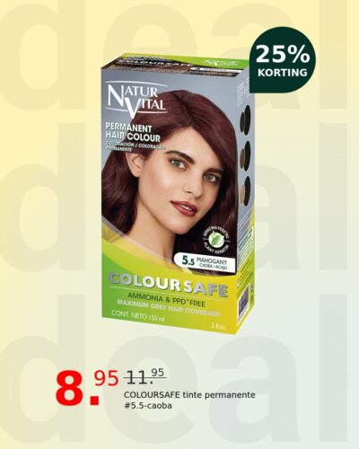 COLOURSAFE tinte permanente #5.5-caoba