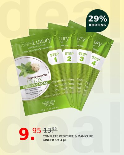 COMPLETE PEDICURE & MANICURE GINGER set 4 pz