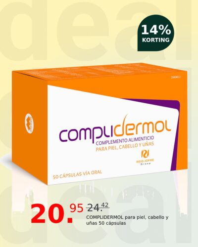 COMPLIDERMOL para piel, cabello y uñas 50 cápsulas