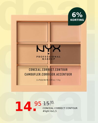 CONCEAL CORRECT CONTOUR #light 6x1,5