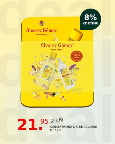 CONCENTRATED EAU DE COLOGNE lot 2 pcs