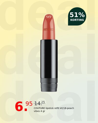 COUTURE lipstick refill #218-peach vibes 4 gr