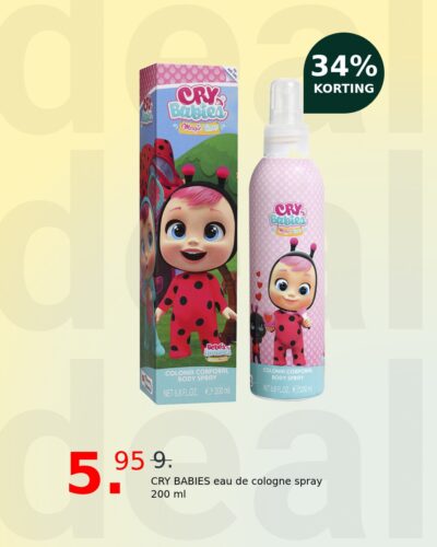CRY BABIES eau de cologne spray 200 ml