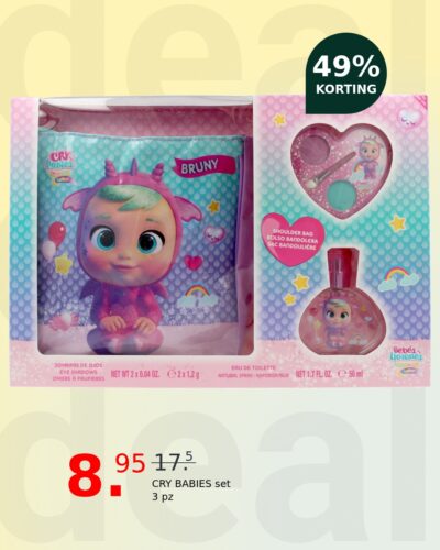 CRY BABIES set 3 pz
