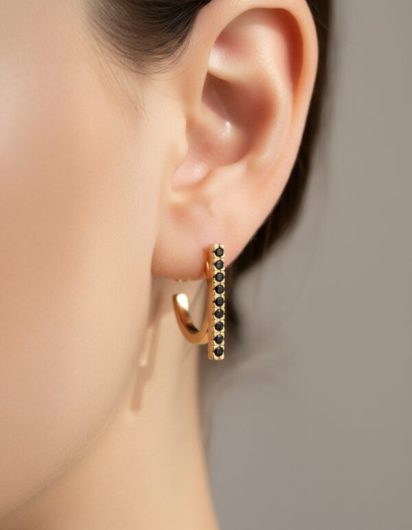 Shabama MANHATTAN BLACK ring #bright gold 1 u