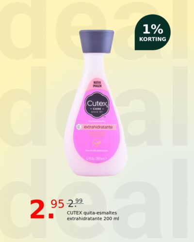 CUTEX quita-esmaltes extrahidratante 200 ml