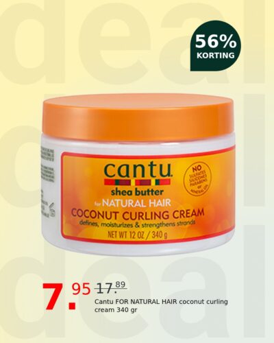 Cantu FOR NATURAL HAIR coconut curling cream 340 gr