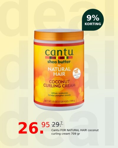 Cantu FOR NATURAL HAIR coconut curling cream 709 gr