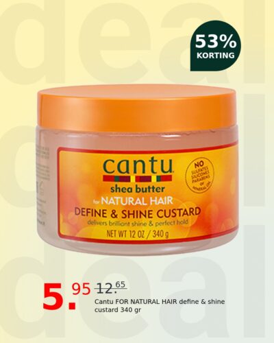 Cantu FOR NATURAL HAIR define & shine custard 340 gr
