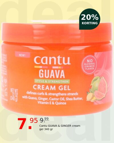Cantu GUAVA & GINGER cream gel 340 gr