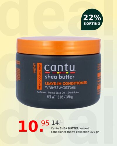 Cantu SHEA BUTTER leave-in conditioner men's collection 370 gr