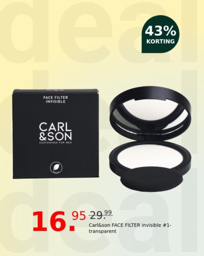 Carl&son FACE FILTER invisible #1-transparent