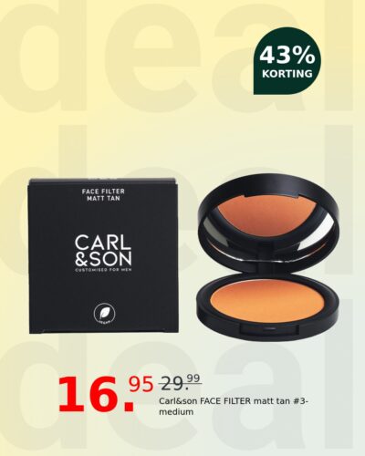 Carl&son FACE FILTER matt tan #3-medium