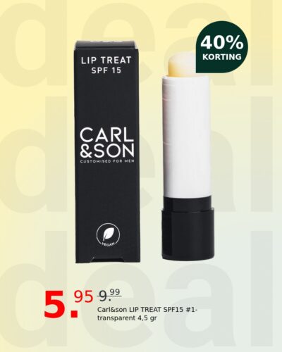 Carl&son LIP TREAT SPF15 #1-transparent 4,5 gr